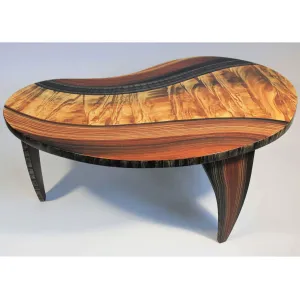 Bean Coffee Table Honey River by Grant Noren