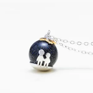 Beneath the Stars Silver Pendant Necklace