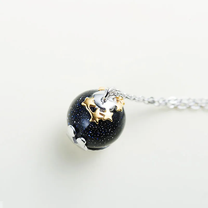 Beneath the Stars Silver Pendant Necklace