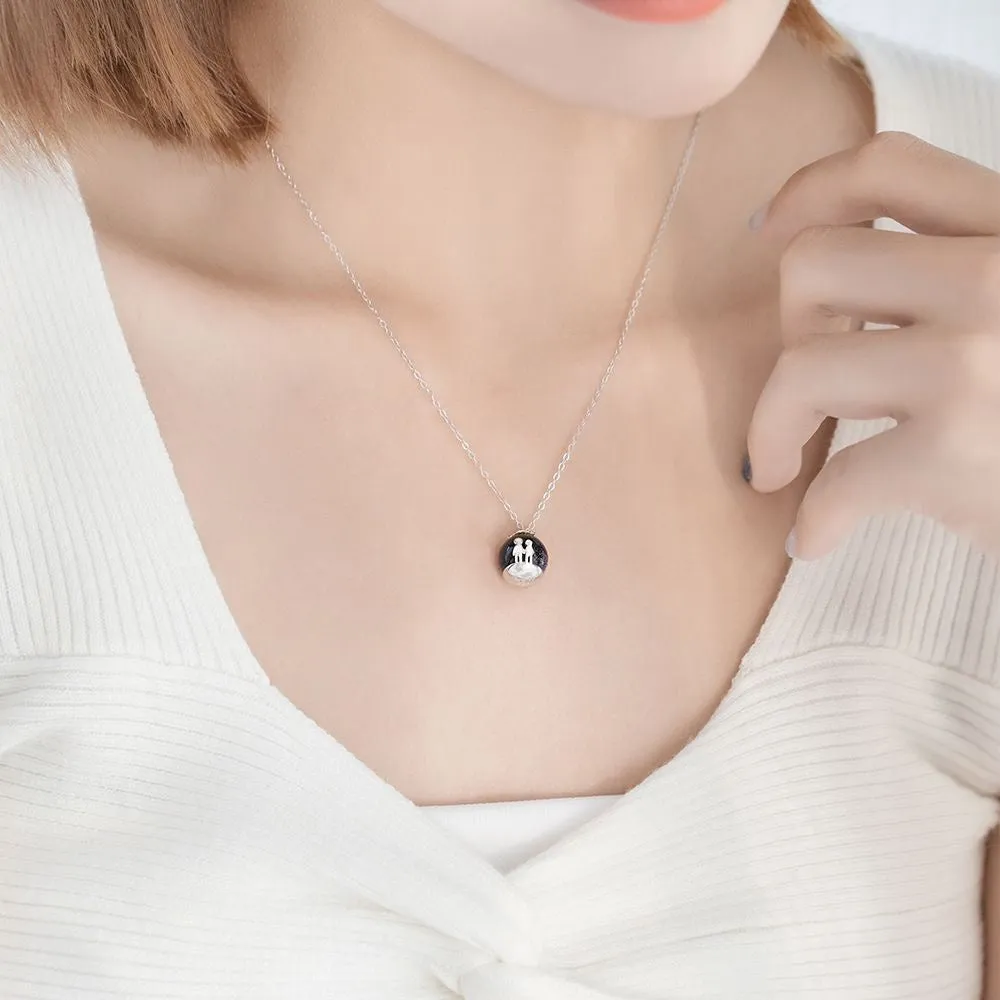 Beneath the Stars Silver Pendant Necklace