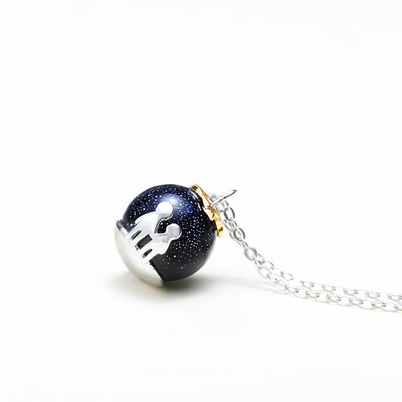 Beneath the Stars Silver Pendant Necklace