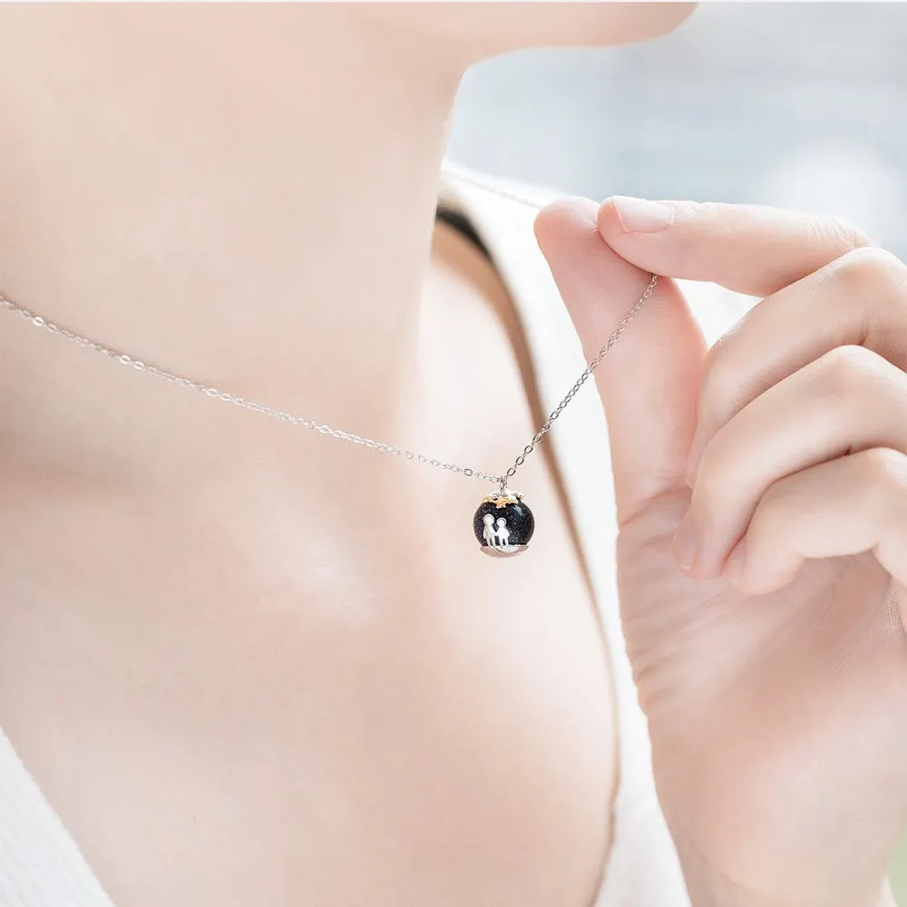 Beneath the Stars Silver Pendant Necklace