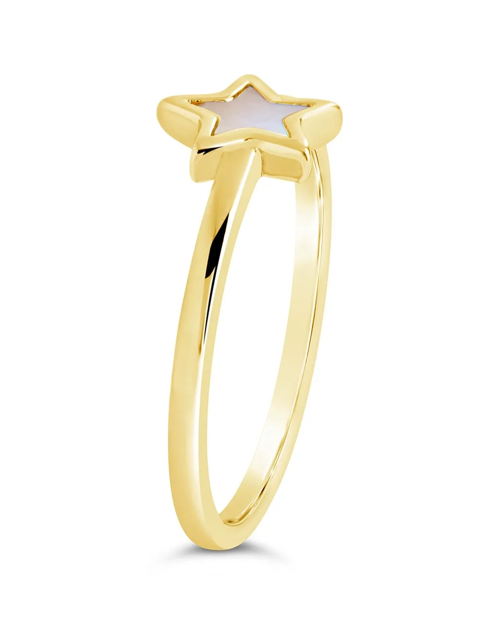 Bez Mother of Pearl Star Ring