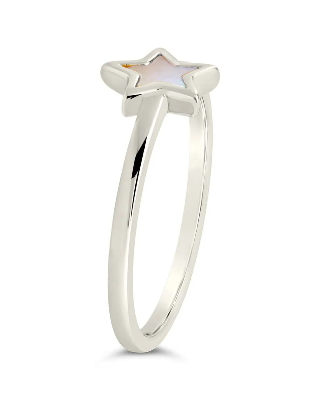 Bez Mother of Pearl Star Ring