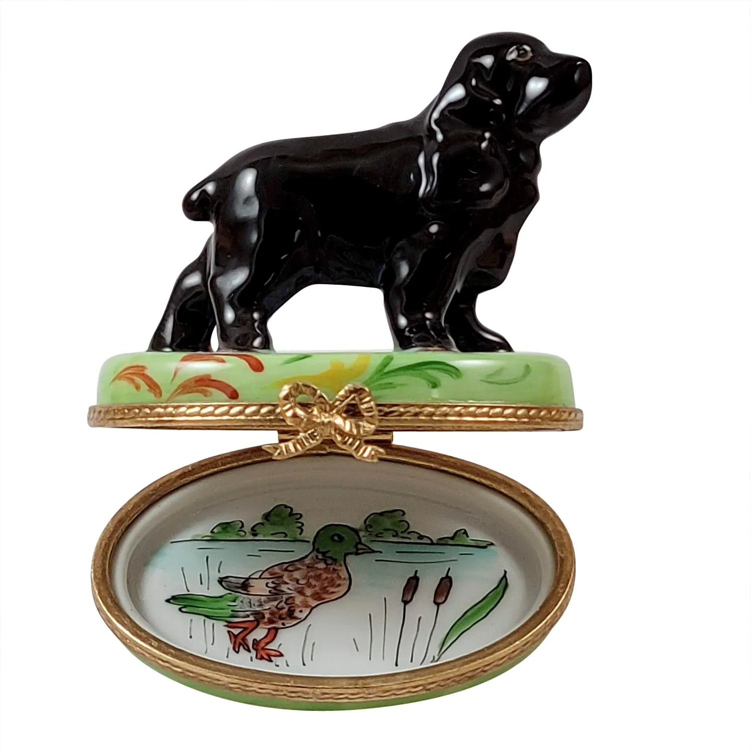 Black Cocker Spaniel Figurine