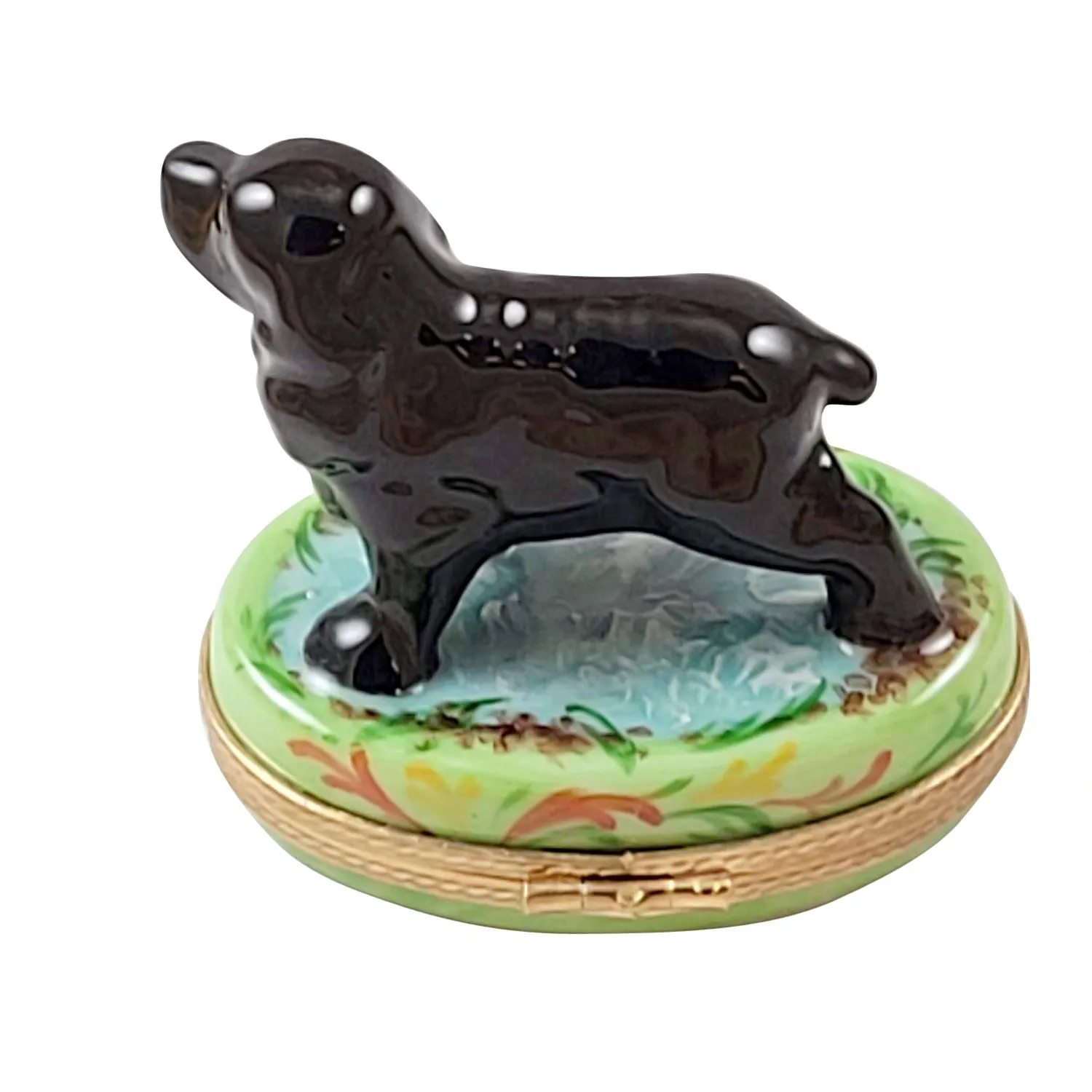 Black Cocker Spaniel Figurine