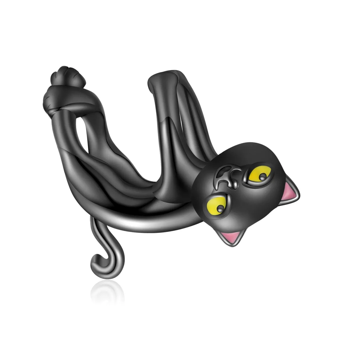 Black Moon Cat Charms