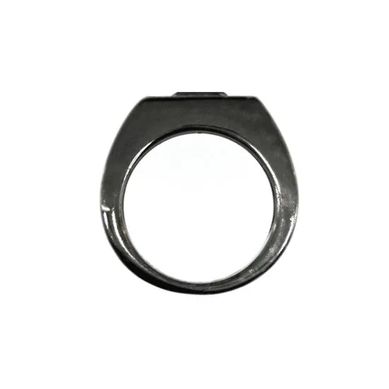Blackened Silver Jefe Ring Amethyst
