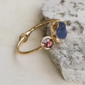 Blue Moon Gold Cuff