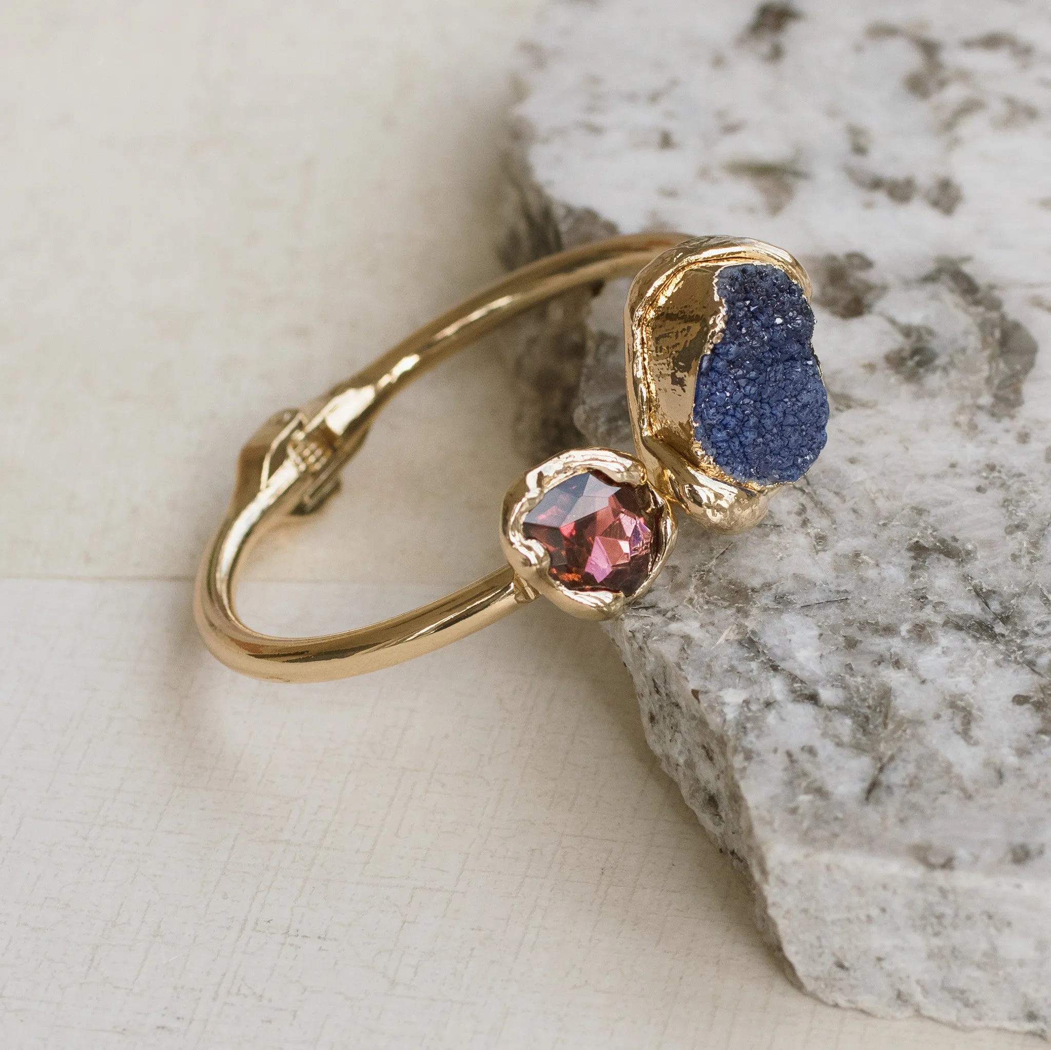 Blue Moon Gold Cuff