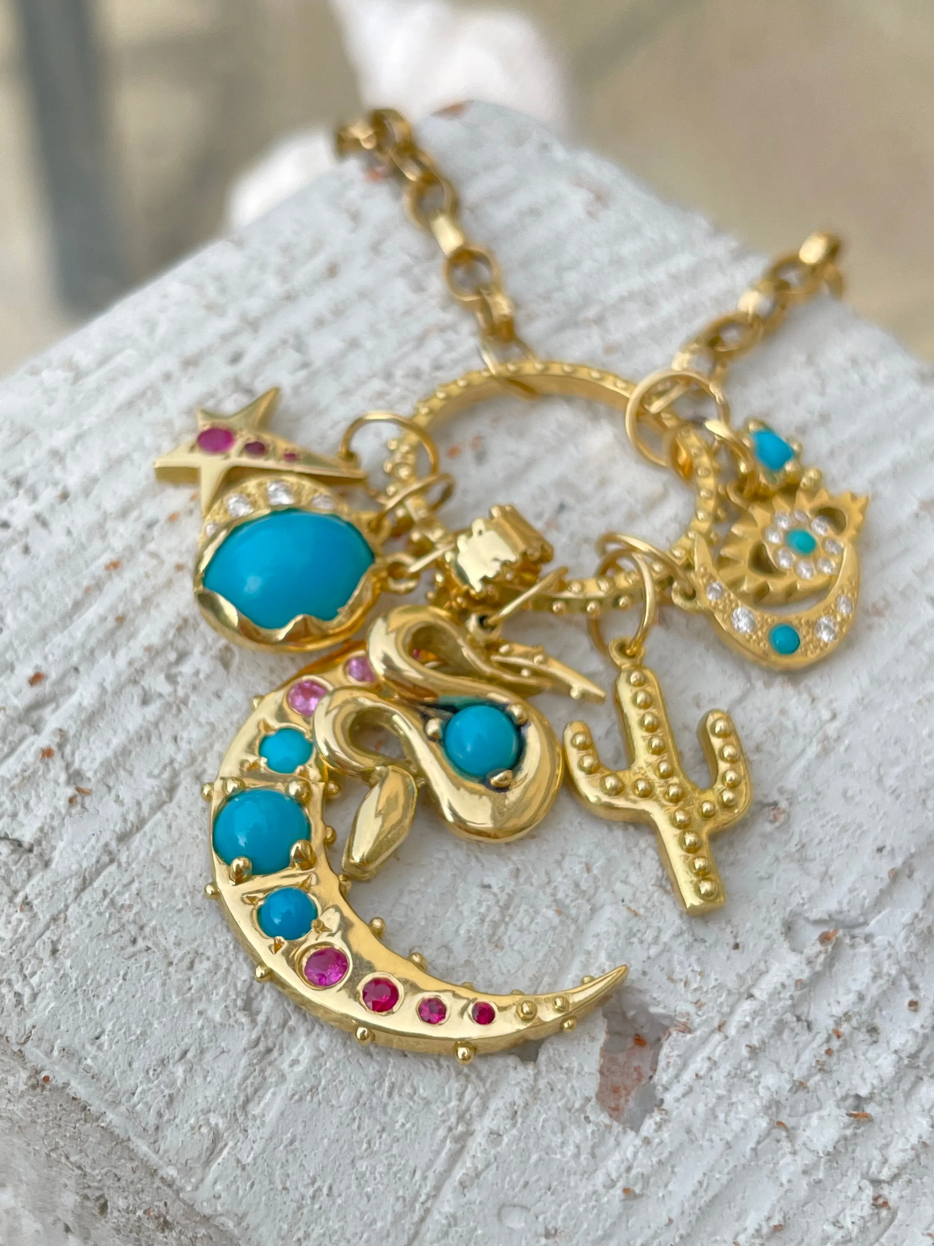 BOHEME BUBBLE TURQUOISE CHARM
