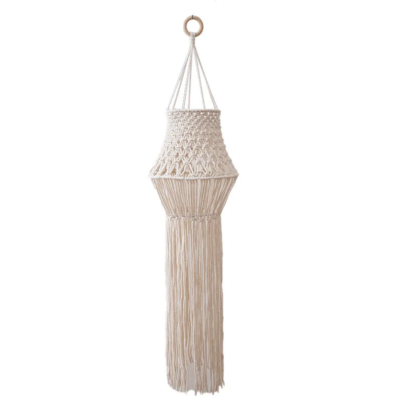 Bohemian Hand-woven Lampshade Tassel Decoration Bedroom Cotton Thread