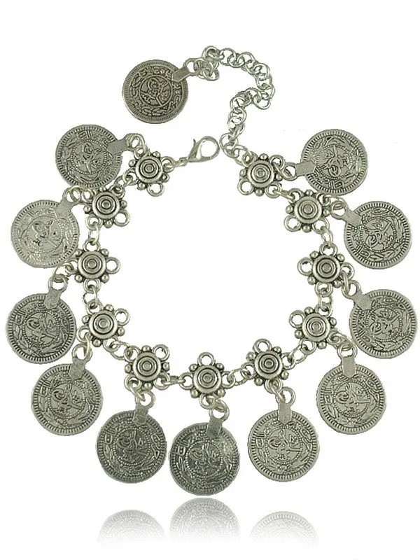 Bohemian Vintage Tassel Coin Bracelet