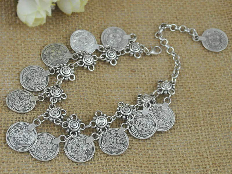 Bohemian Vintage Tassel Coin Bracelet