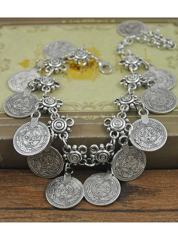 Bohemian Vintage Tassel Coin Bracelet