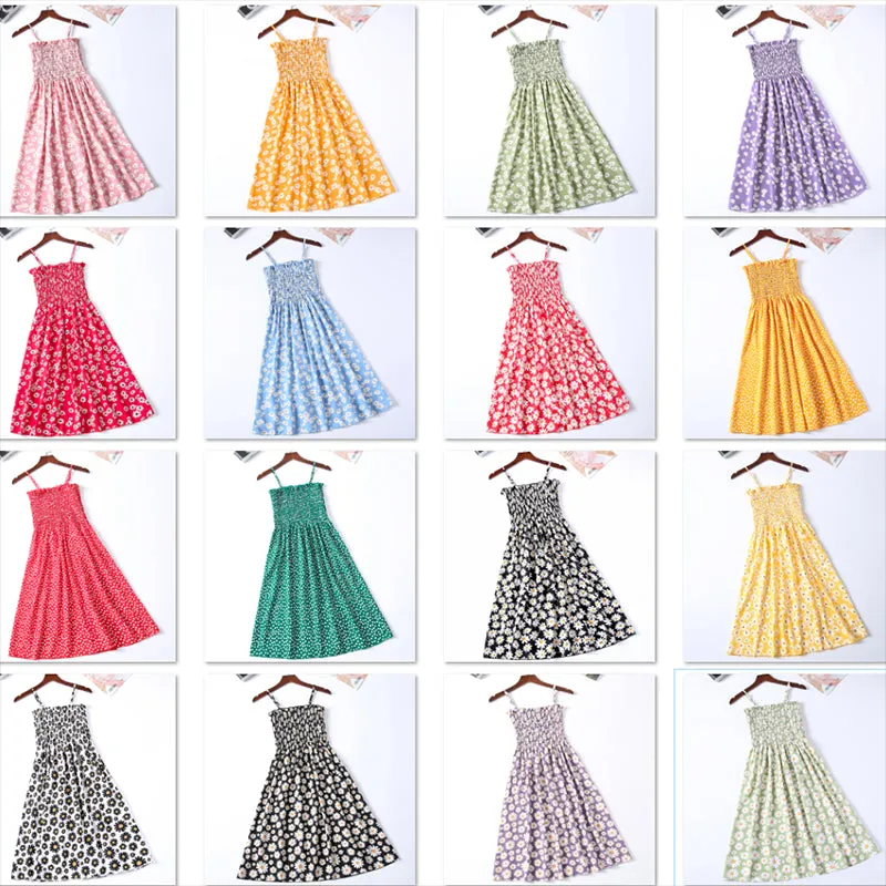 Boho Chic Summer Vintage Floral Print tassel Midi Strap boho Dress Women drawstring Beach rayon bohemian Dresses Vestidos
