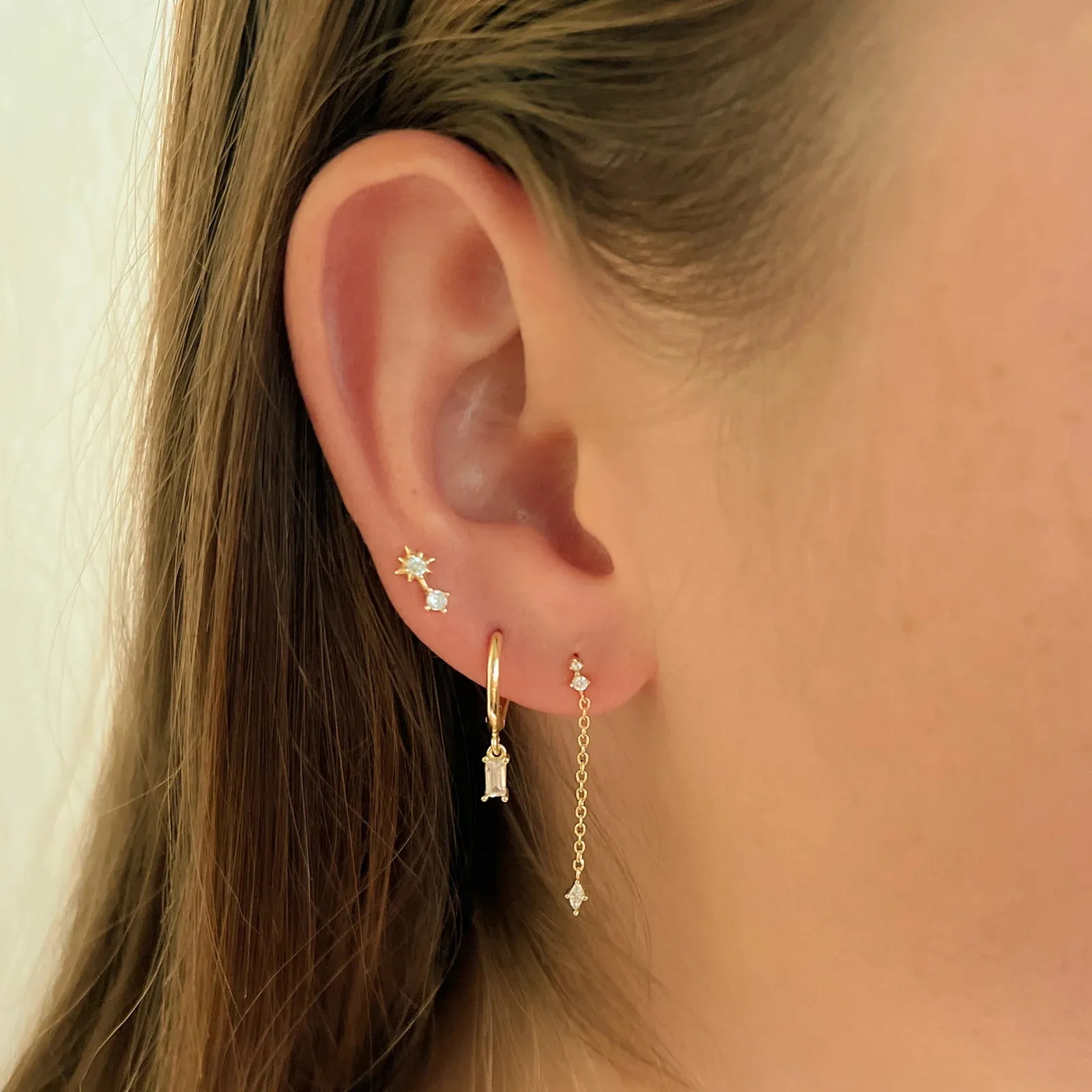 Bonnie Gold Stud Earrings