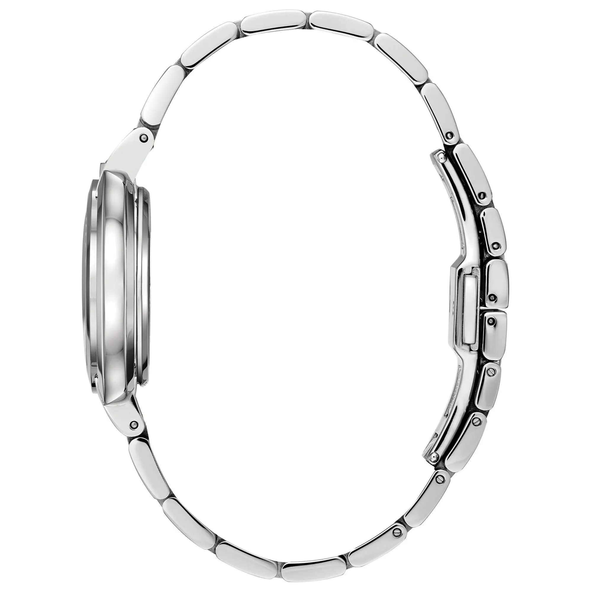 Bulova Ladies' Rubaiyat Diamond Moon Phase Stainless Steel Watch 96P213