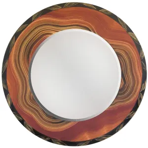 Burl Vine Round Mirror by Grant Noren