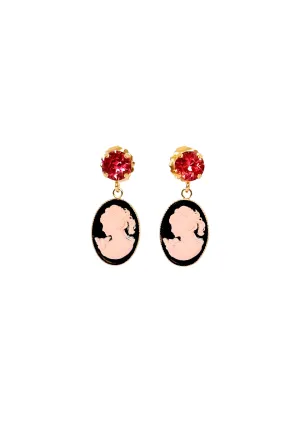 Cameo Petite Earrings Rose