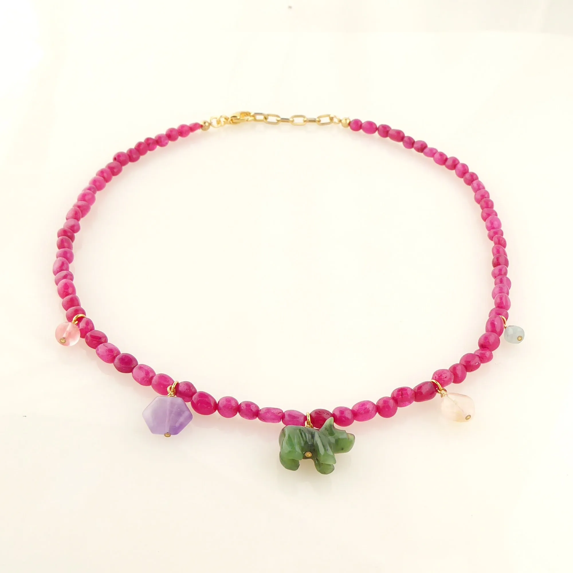 Candy stone necklace