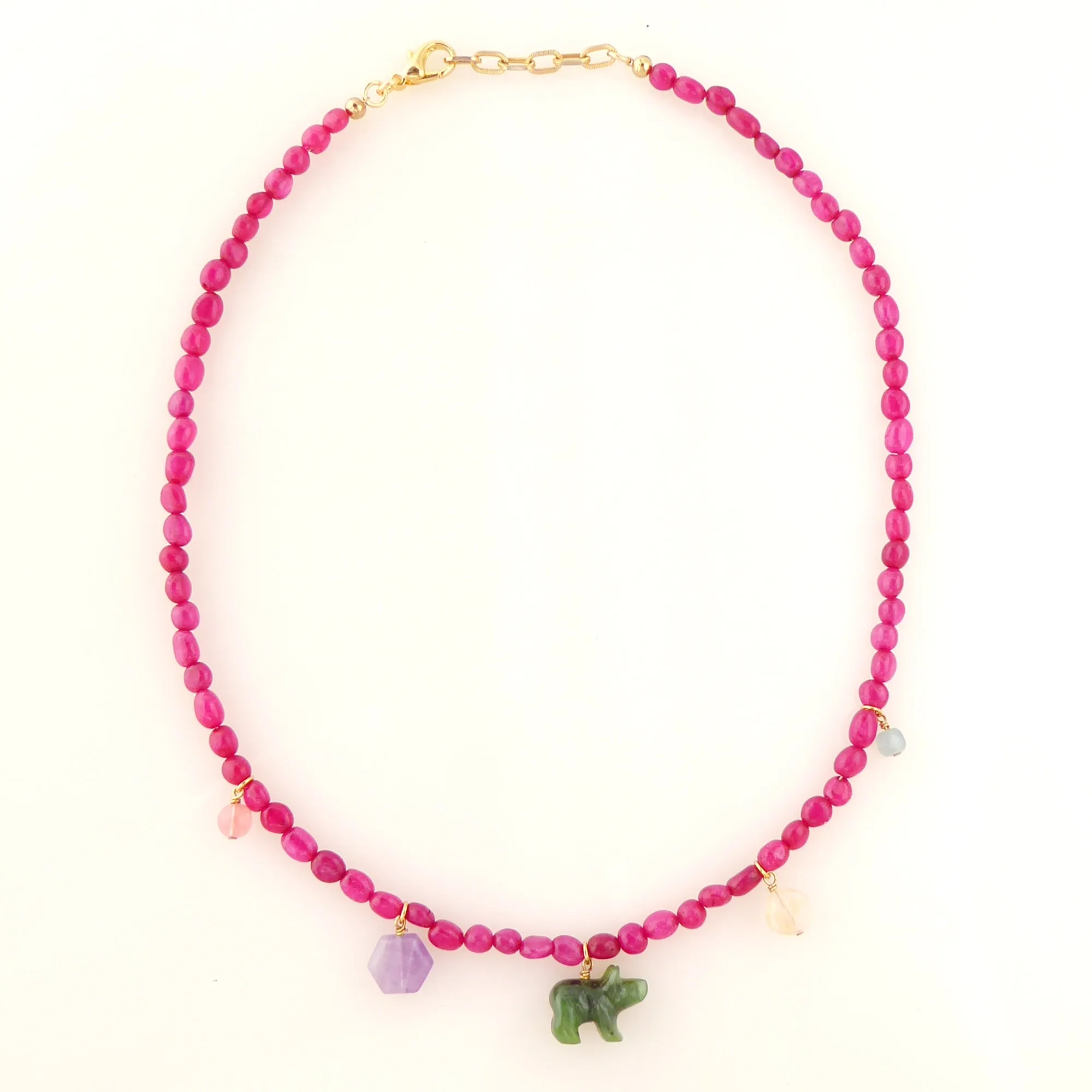 Candy stone necklace