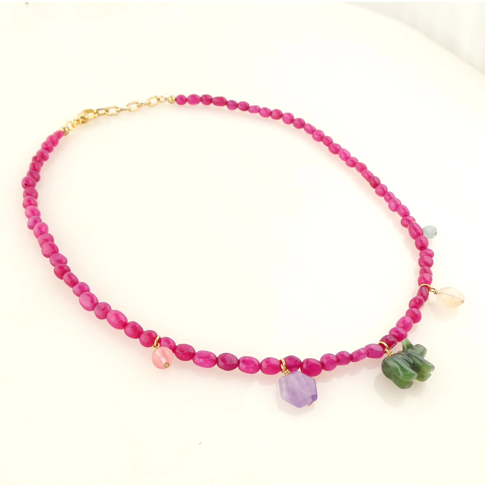 Candy stone necklace
