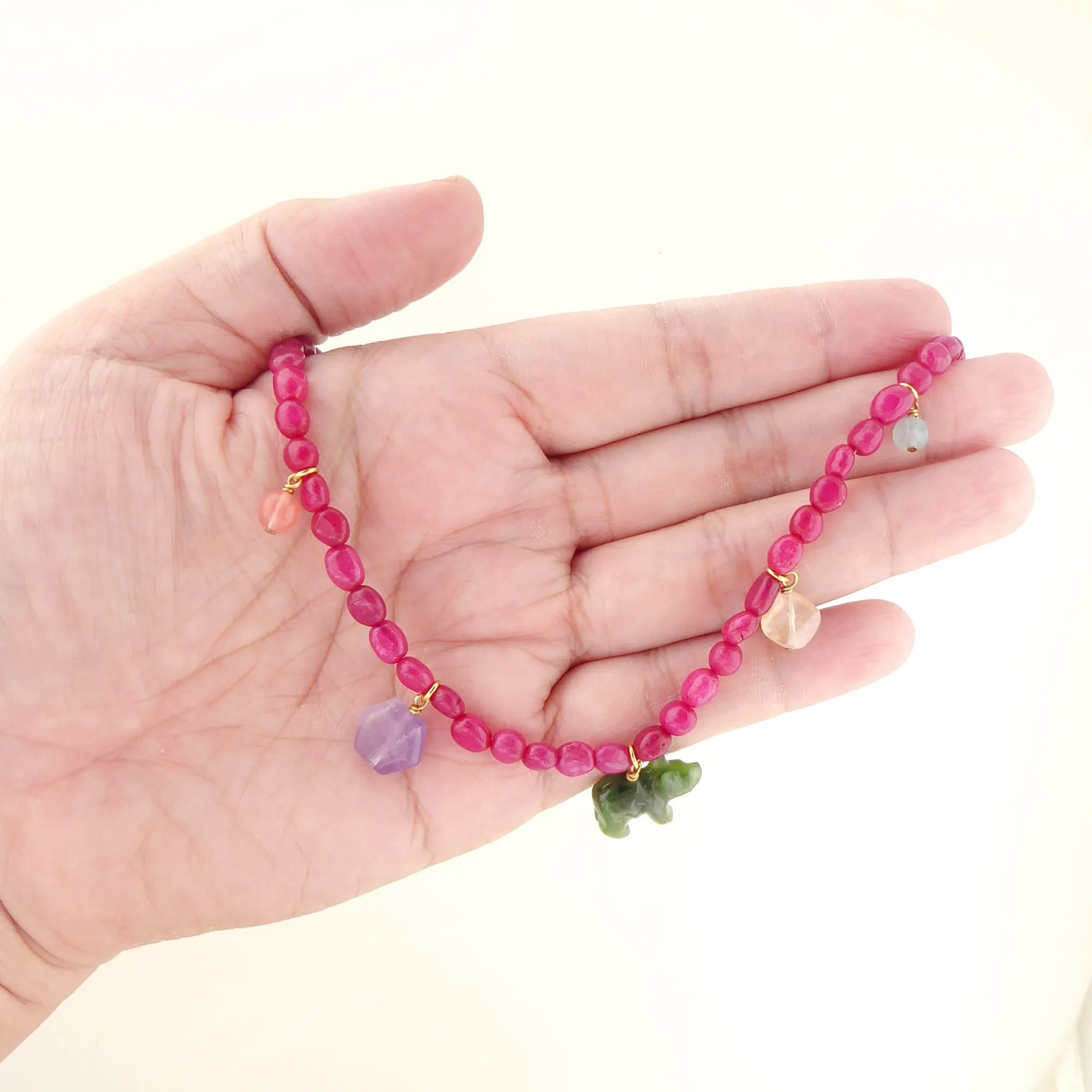 Candy stone necklace