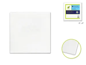 Canvas Panels Primed: 8"x8" Artist Quality