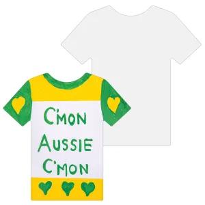 Cardboard T-Shirt Shape Pack of 20