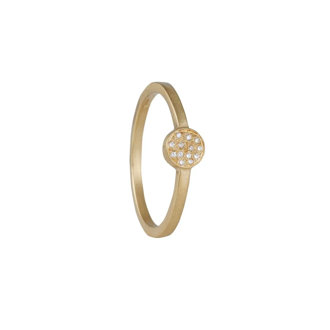Carla Caruso - Pavé Full Moon Ring