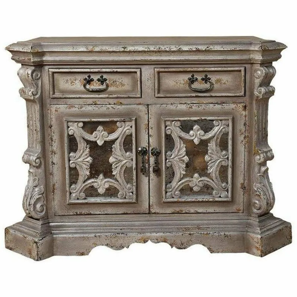 Casa Bonita Peruvian Hand-Painted Carved Wood Arena Buffet
