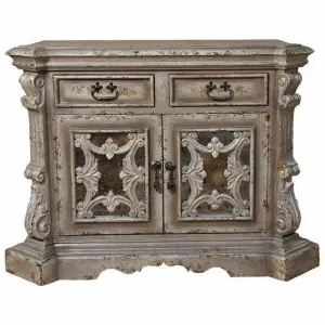 Casa Bonita Peruvian Hand-Painted Carved Wood Arena Buffet