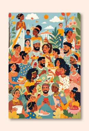 Celebration of Cultural Diversity Wall Art Poster