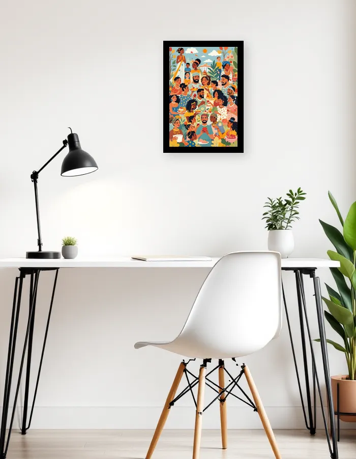Celebration of Cultural Diversity Wall Art Poster