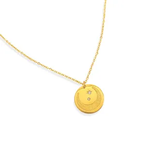 CELESTIAL PENDANT 18KT GOLD PLATED