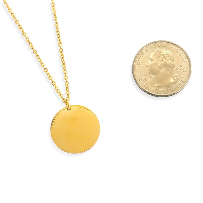 CELESTIAL PENDANT 18KT GOLD PLATED