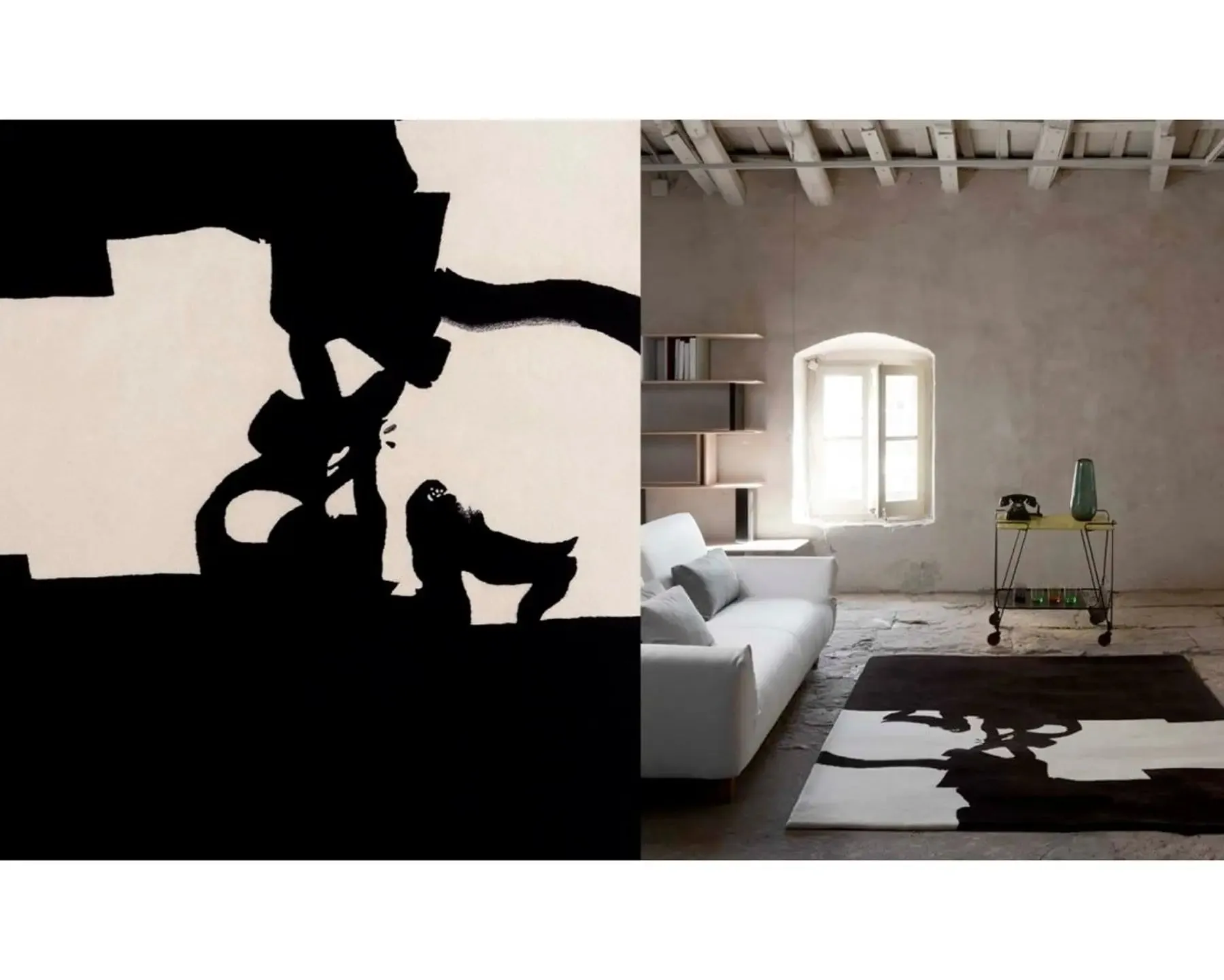 Chillida, Collage 1966 - Rug