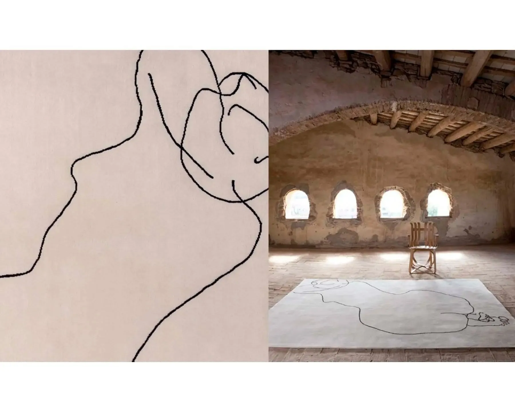 Chillida, Figura Humana 1948 - Rug
