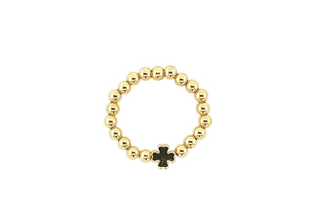 Clover Charm Ring