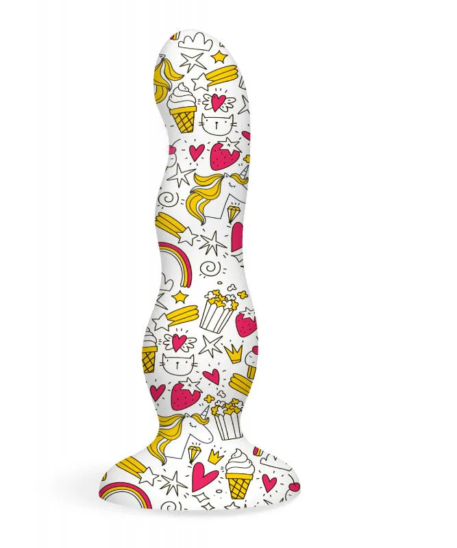 Collage - Cupcake and Unicorns - Curvy Silicone