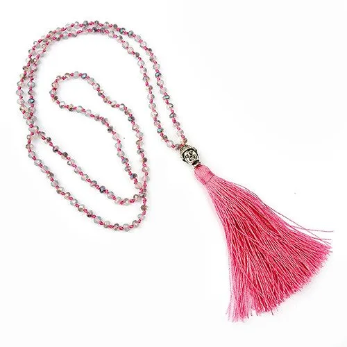 Colorful Beads & Tassel Bohemian Necklaces.