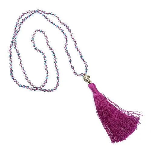 Colorful Beads & Tassel Bohemian Necklaces.