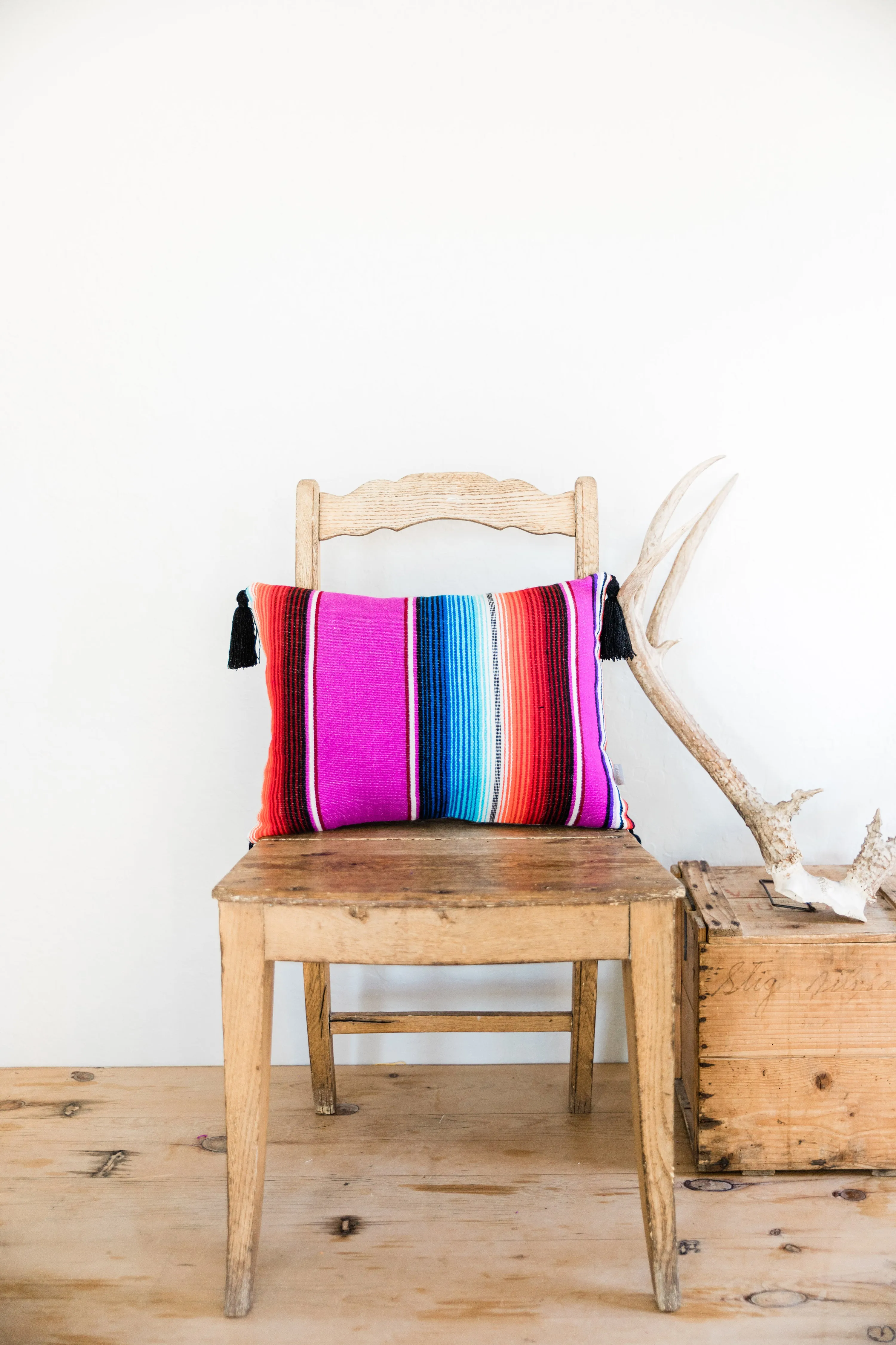 Cow Skull Pillow with Tassels,College Student Gift, Mother's Day Gift,Christmas Gift