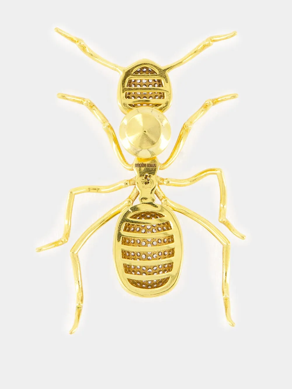 Crystal Ant Brooch