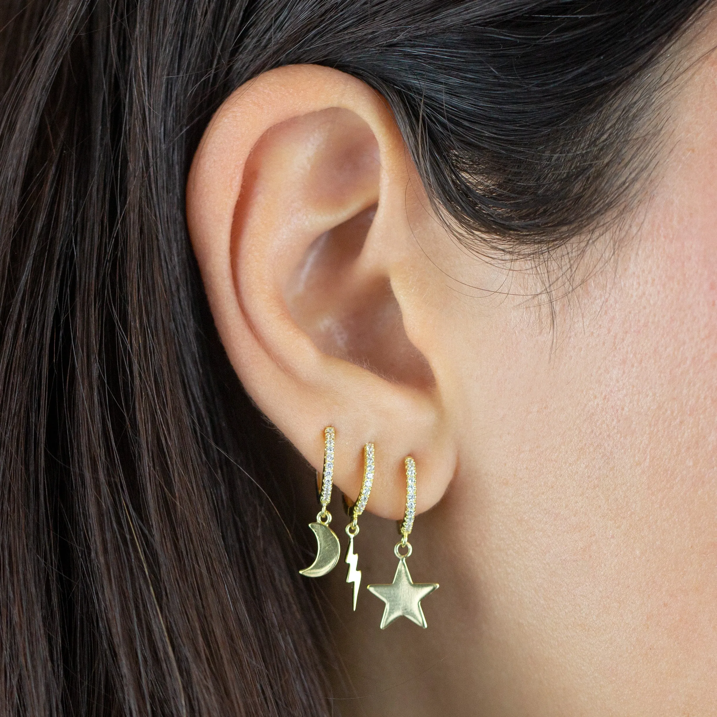 CZ Celestial Earring Combo Set