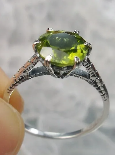 D37z, Solitaire Ring, Natural Gemstone Solitaire, Classic Victorian Jewelry #D37z