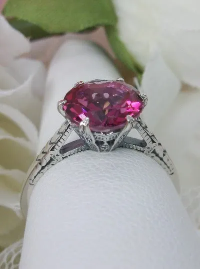 D37z, Solitaire Ring, Natural Gemstone Solitaire, Classic Victorian Jewelry #D37z