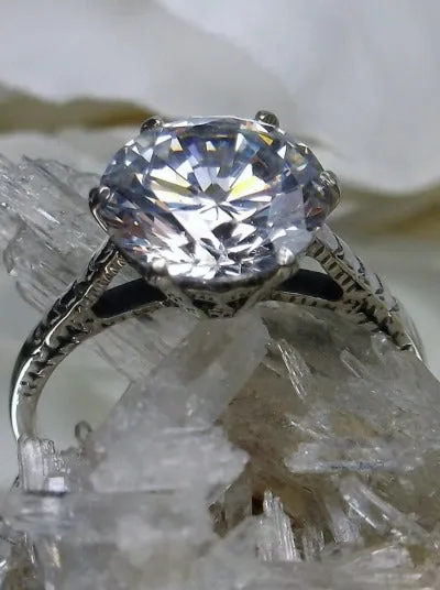 D37z, Solitaire Ring, Natural Gemstone Solitaire, Classic Victorian Jewelry #D37z