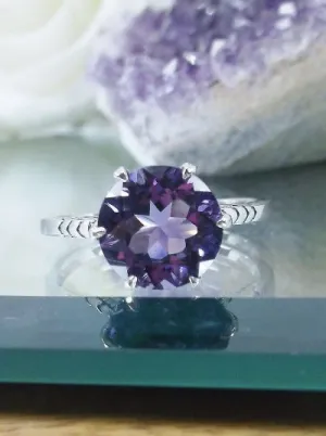 D37z, Solitaire Ring, Natural Gemstone Solitaire, Classic Victorian Jewelry #D37z